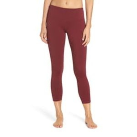 zella red leggings